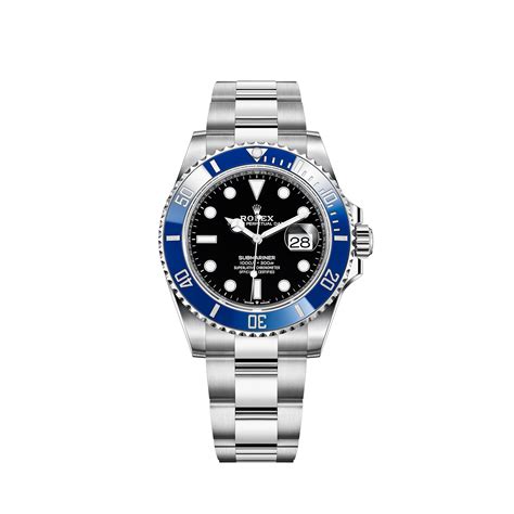 Rolex Submariner Date watch: 18 ct white gold 